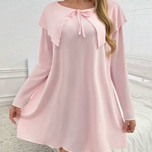 Solid Tie Front Nightdress size L (8-10)